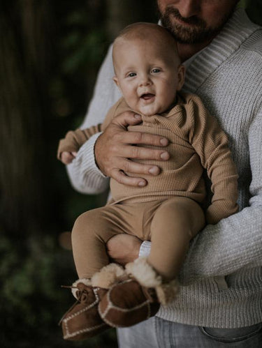 The Simple Folk Waffle top, Camel